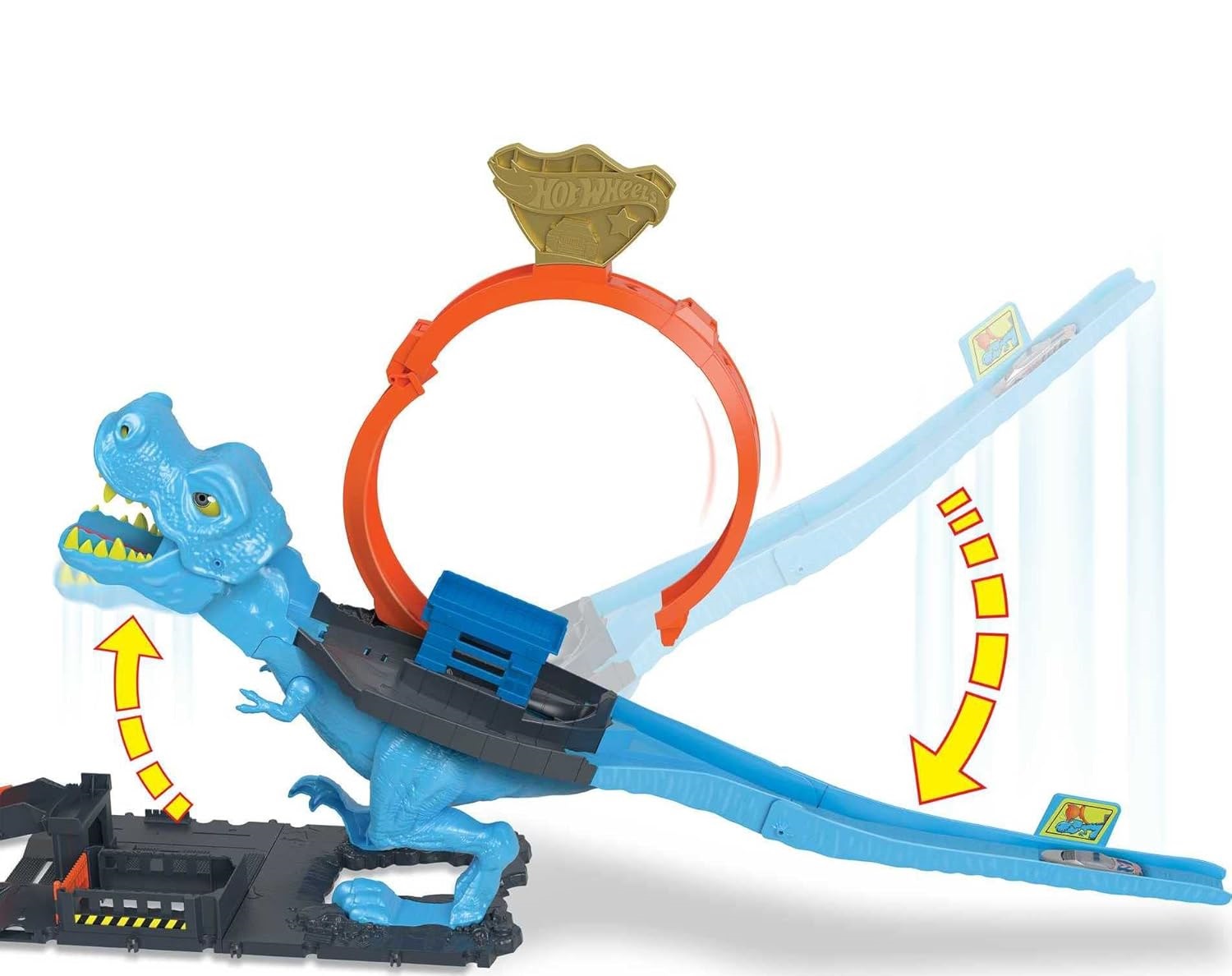 Трек Hot Wheels City T-Rex Chomp Down HNP77 - фото 3