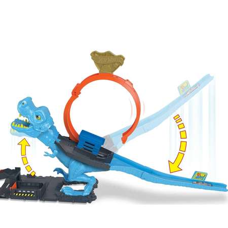 Трек Hot Wheels City T-Rex Chomp Down