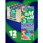 Каша детская молочная Ам-Ам гречневая с яблоком