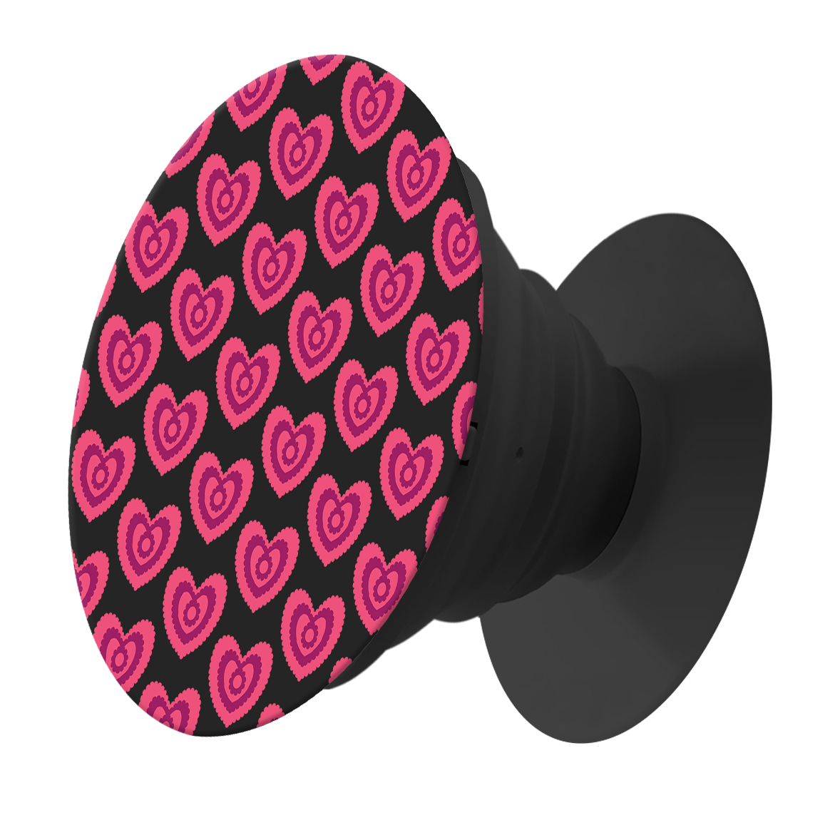 Держатель для телефона Krutoff Попсокет Кружевные Сердца - фото 1