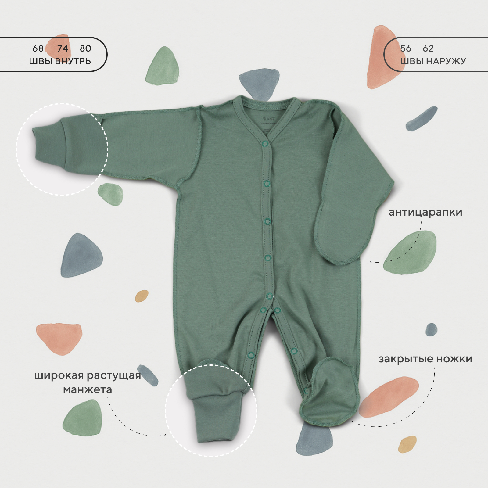 Комбинезон 3 шт Rant 4670078650153 - фото 3