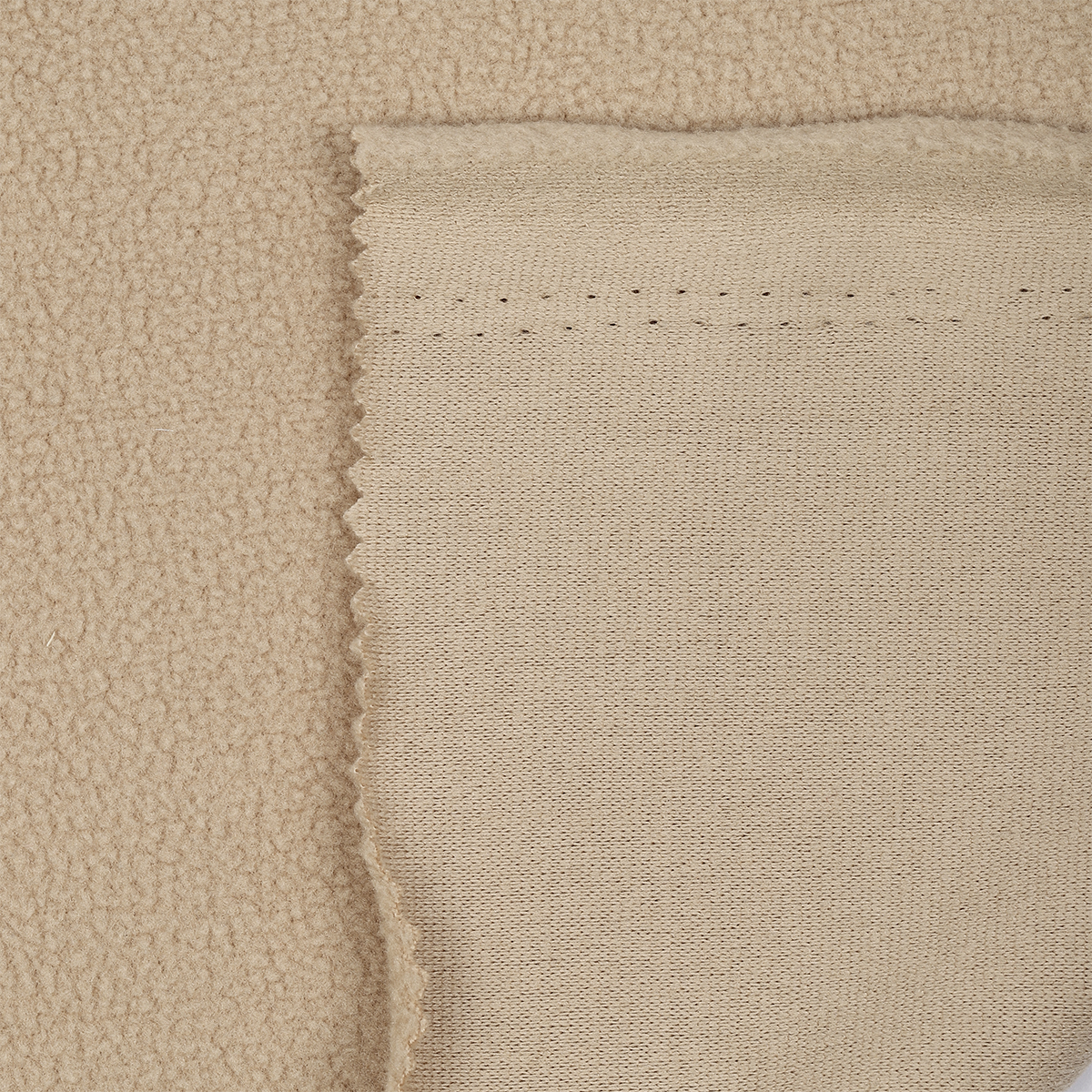 Ткань флис TBY односторонний 1.5х2 м, цвет бежевый - фото 4