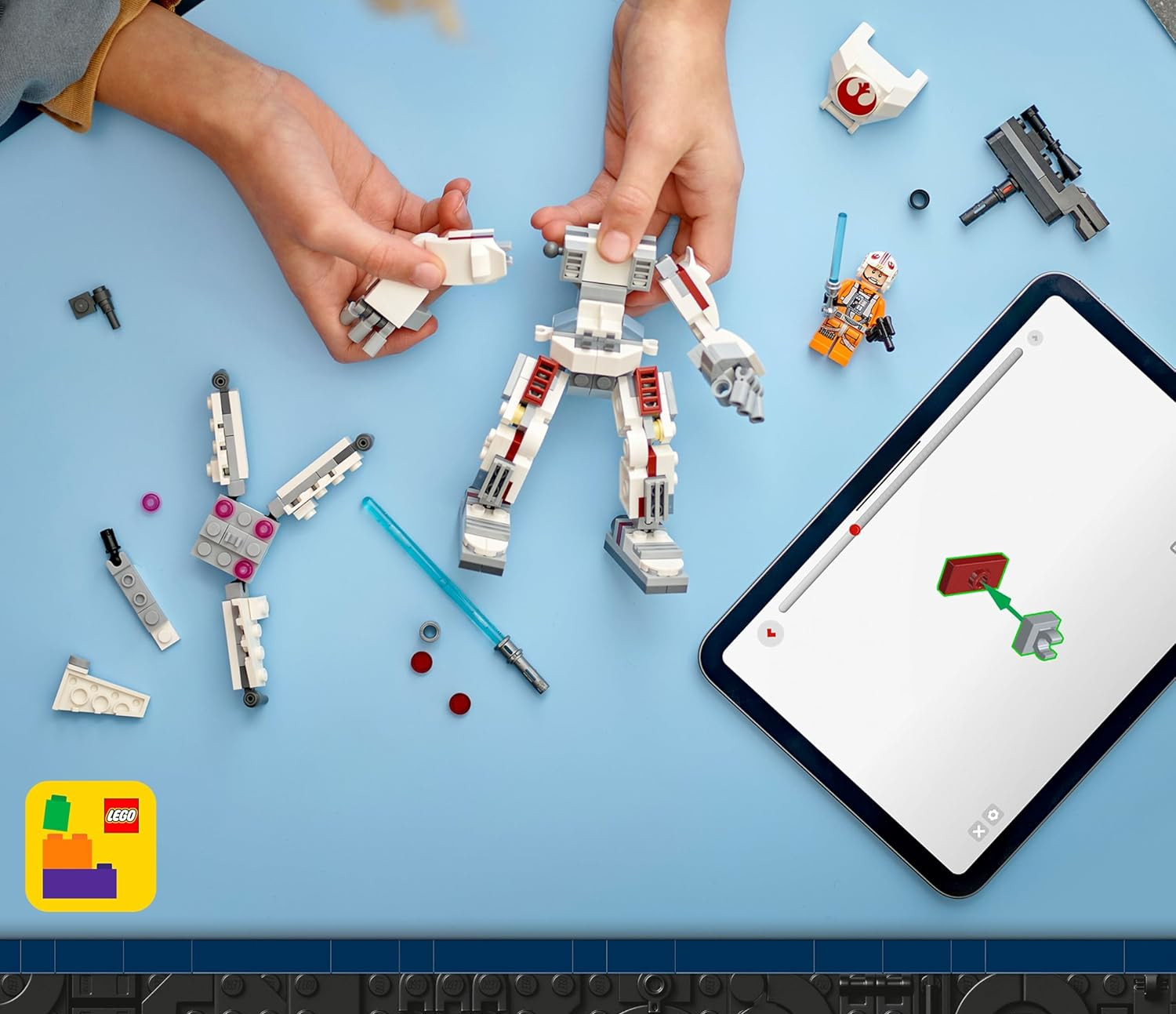 Конструктор LEGO Star Wars Люк Скайуокер Крестокрыл Робот 195 дет. - фото 8
