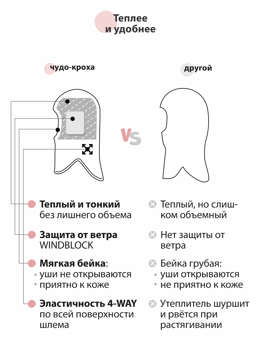 Шапка-шлем Чудо-Кроха Cb-26_жемчужно-серый - фото 7