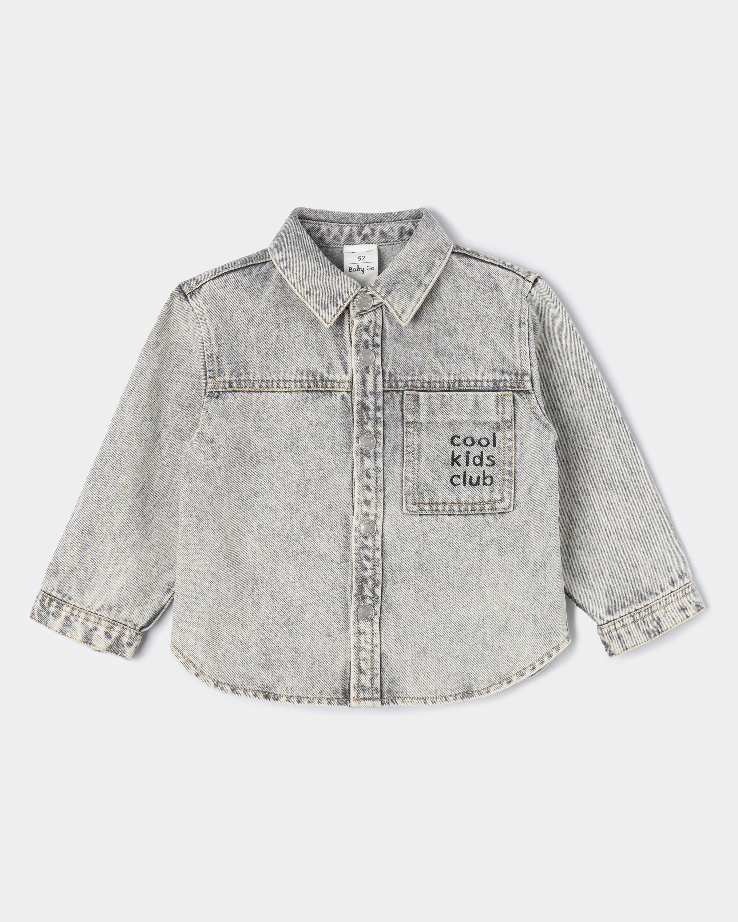 Джинсовая рубашка BabyGo S26BG4-BDT-17ib-GG - фото 1
