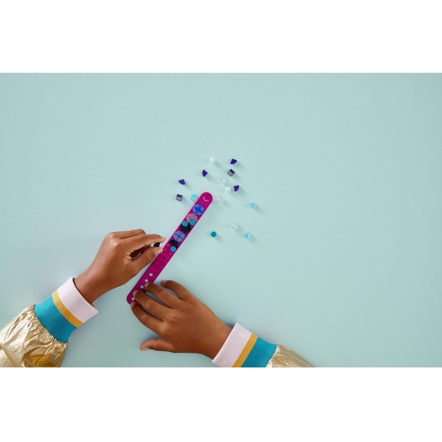 Конструктор LEGO DOTS Браслет Единороги навсегда блочный - фото 5
