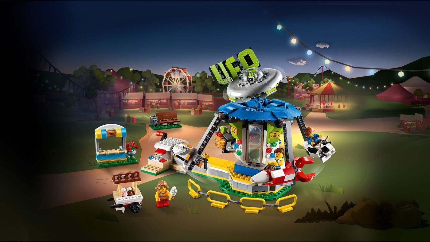 Конструктор LEGO Creator Ярмарочная карусель 595 дет. - фото 6