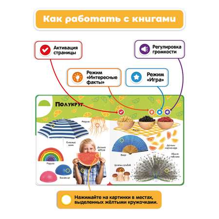 Комплект говорящих книжек BertToys Нажималки: Я и Мир Вокруг + Формы