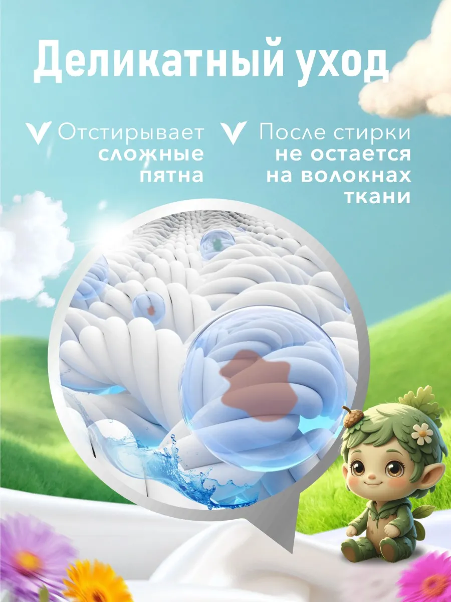 Гель для стирки CLIV solution Ari Washing Gel 2 л 2.2 кг 1 шт. 1 упак. - фото 4