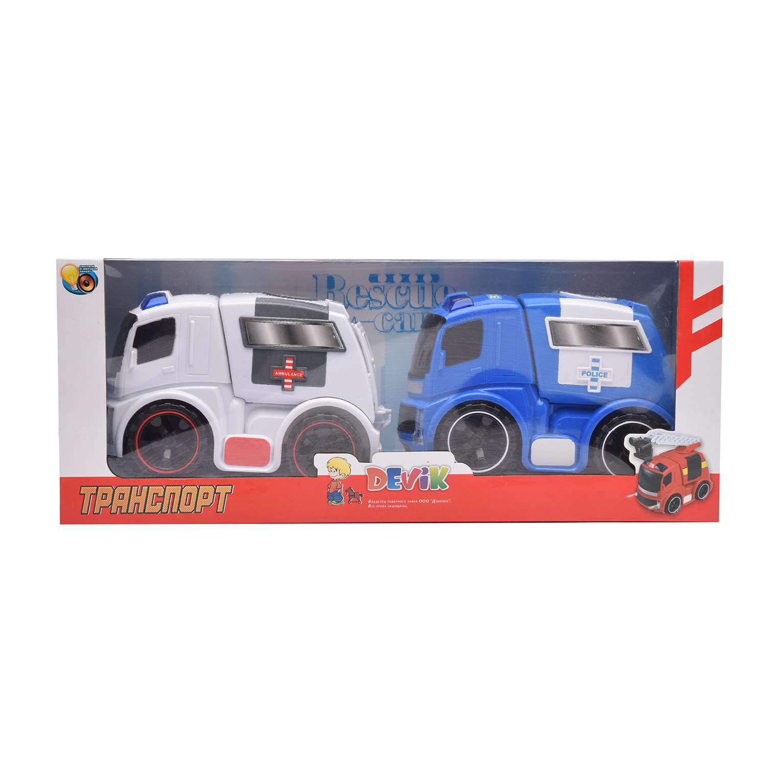 Полицейская машина Devik Toys 3925375.0 - фото 3