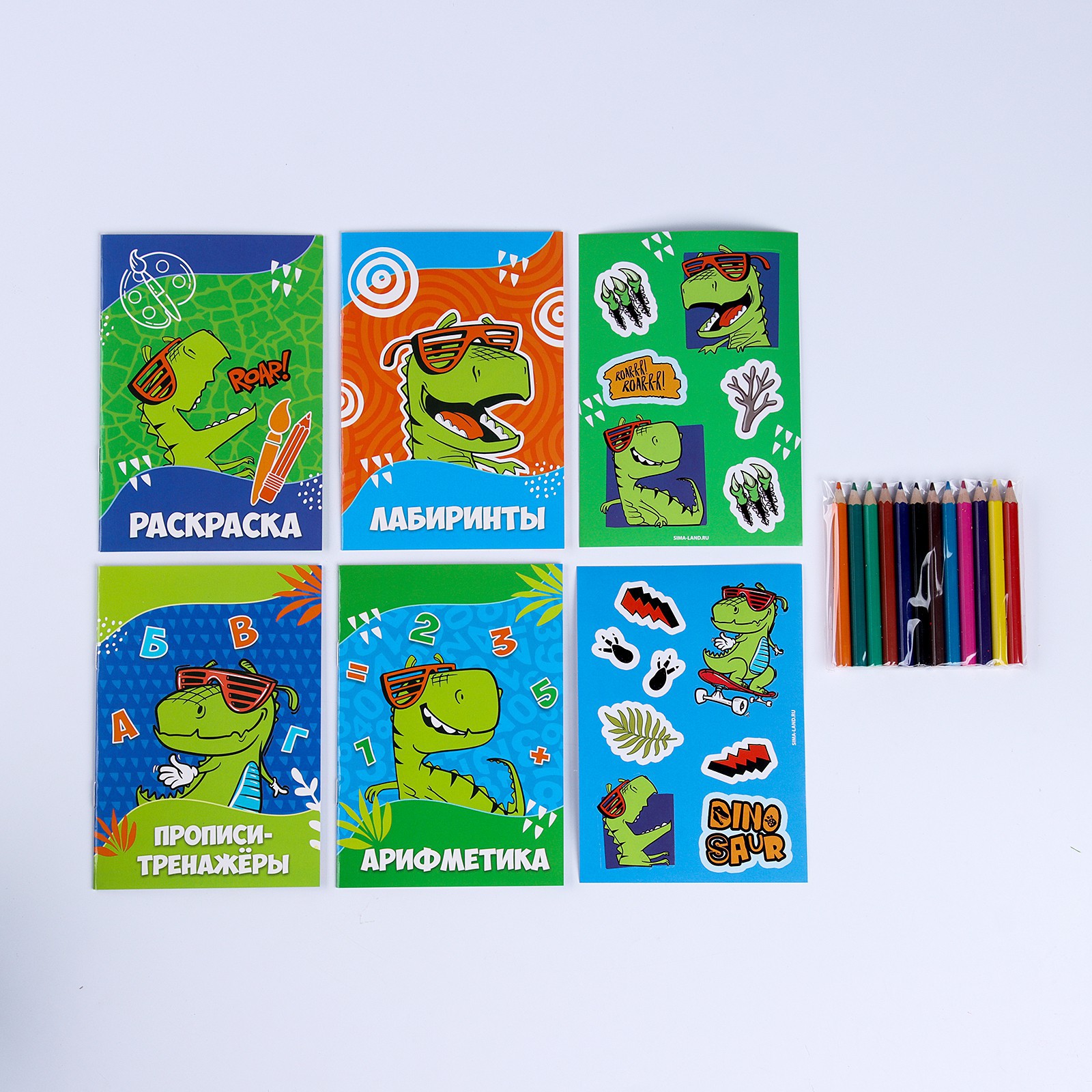 Набор канцелярский Milo Toys Динозавр 8 предм. - фото 9