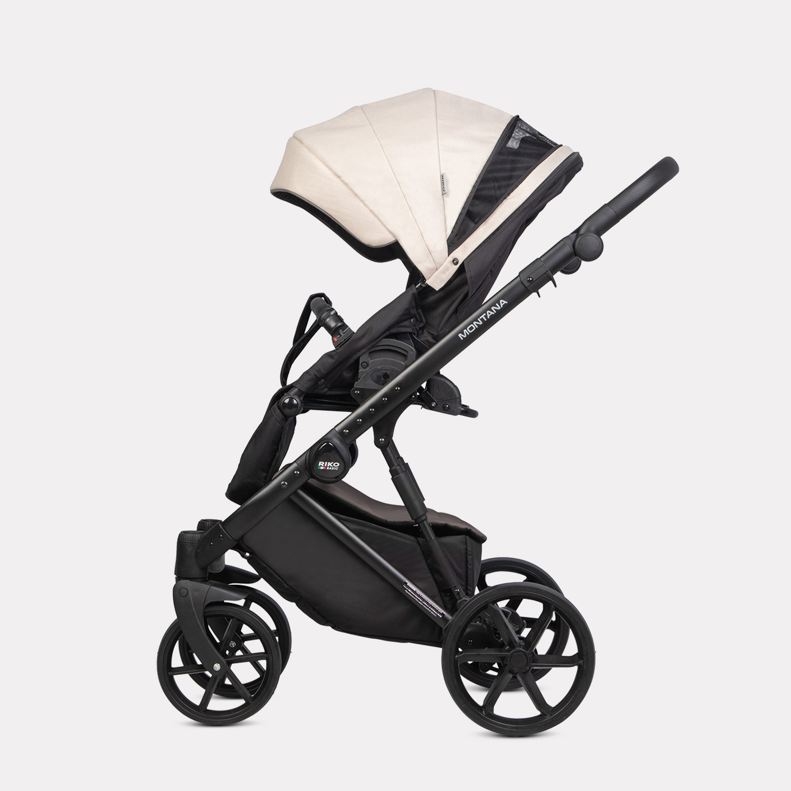 Коляска 3в1 Riko Basic Montana Plus коричневый - фото 7