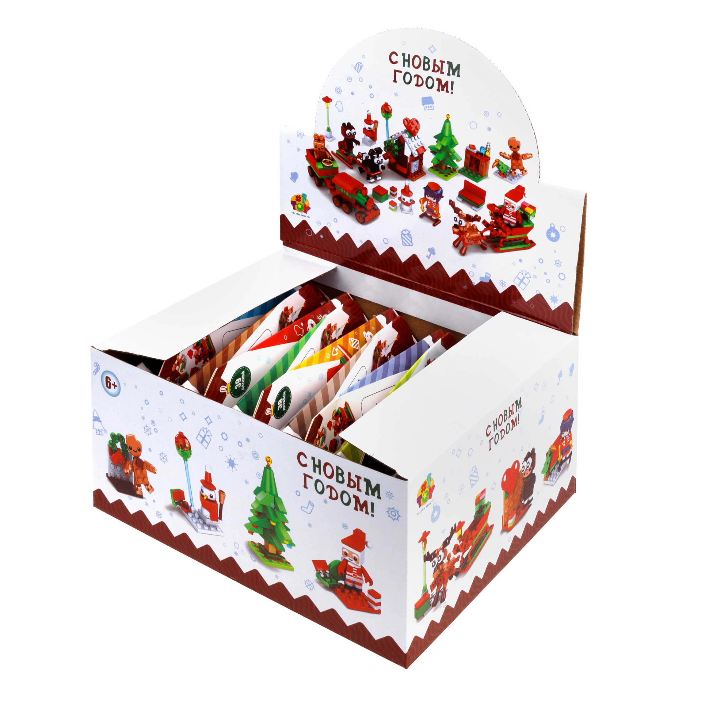 Конструктор 1TOY Blockformers Новый год блочный - фото 4