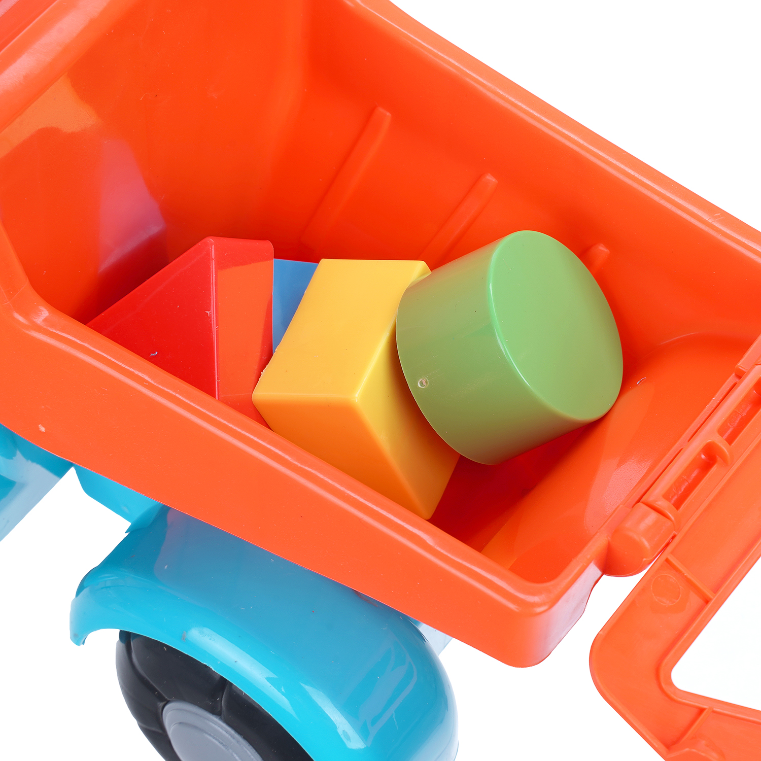 Каталка УМка Грузовичок Лёва голубой - фото 4