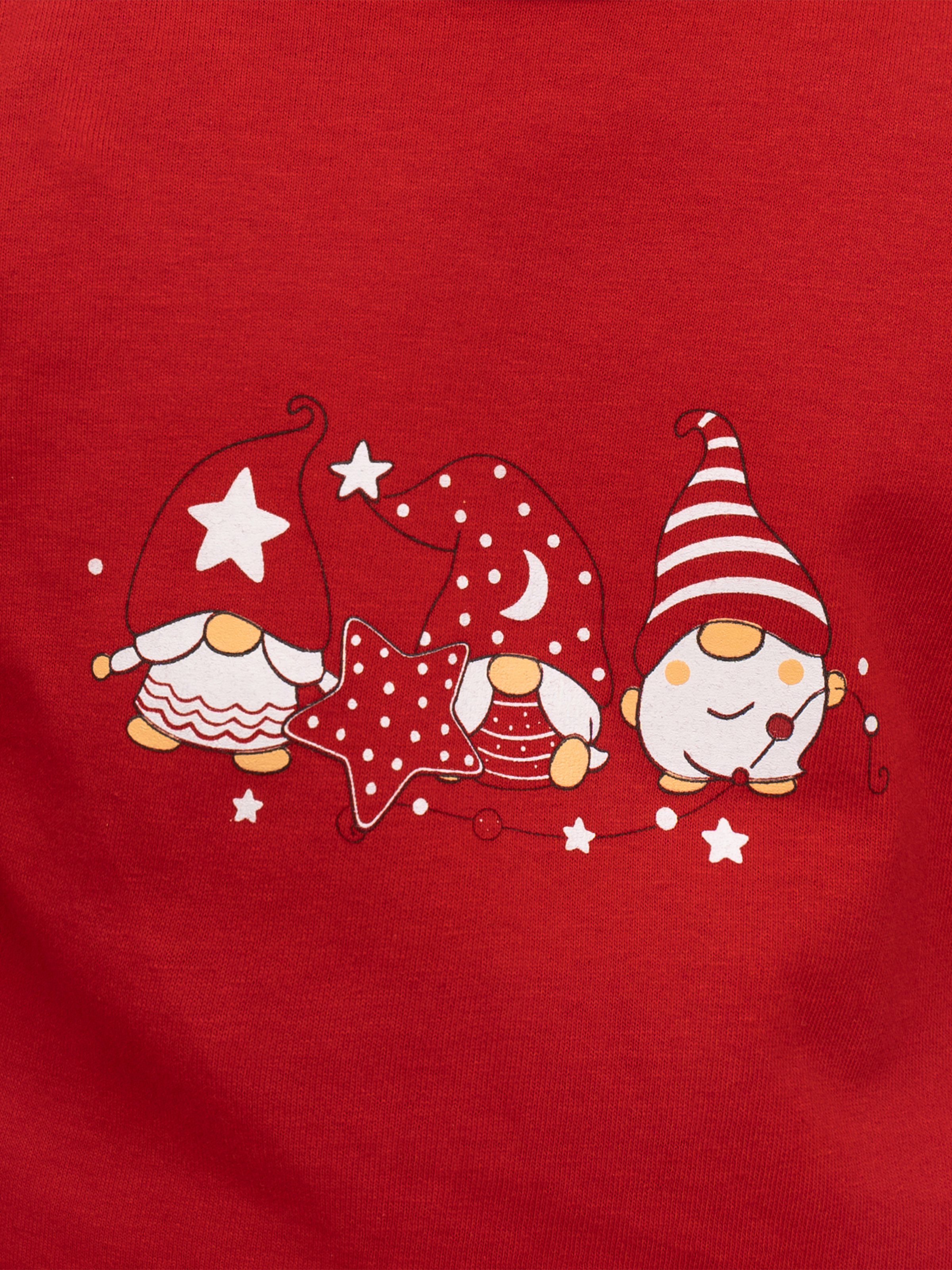 Пижама Утенок 827п красный гномы - фото 13