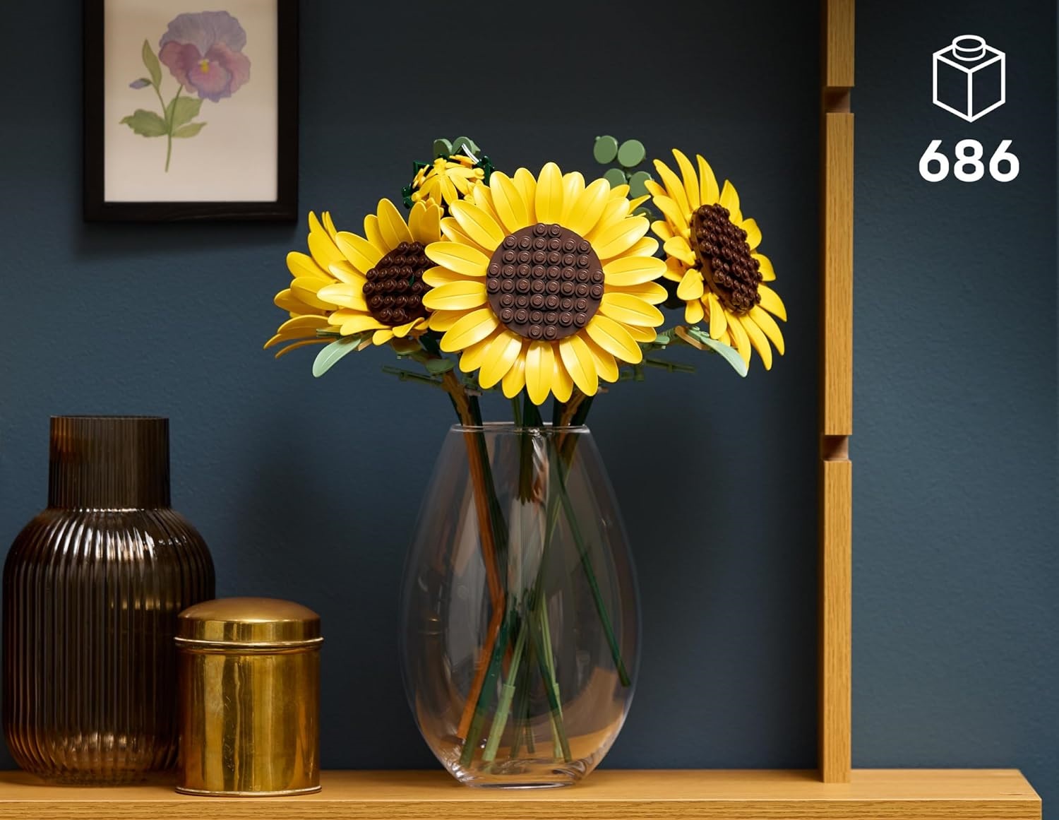 Конструктор LEGO Ideas Цветочный букет подсолнухов 686 дет. - фото 2