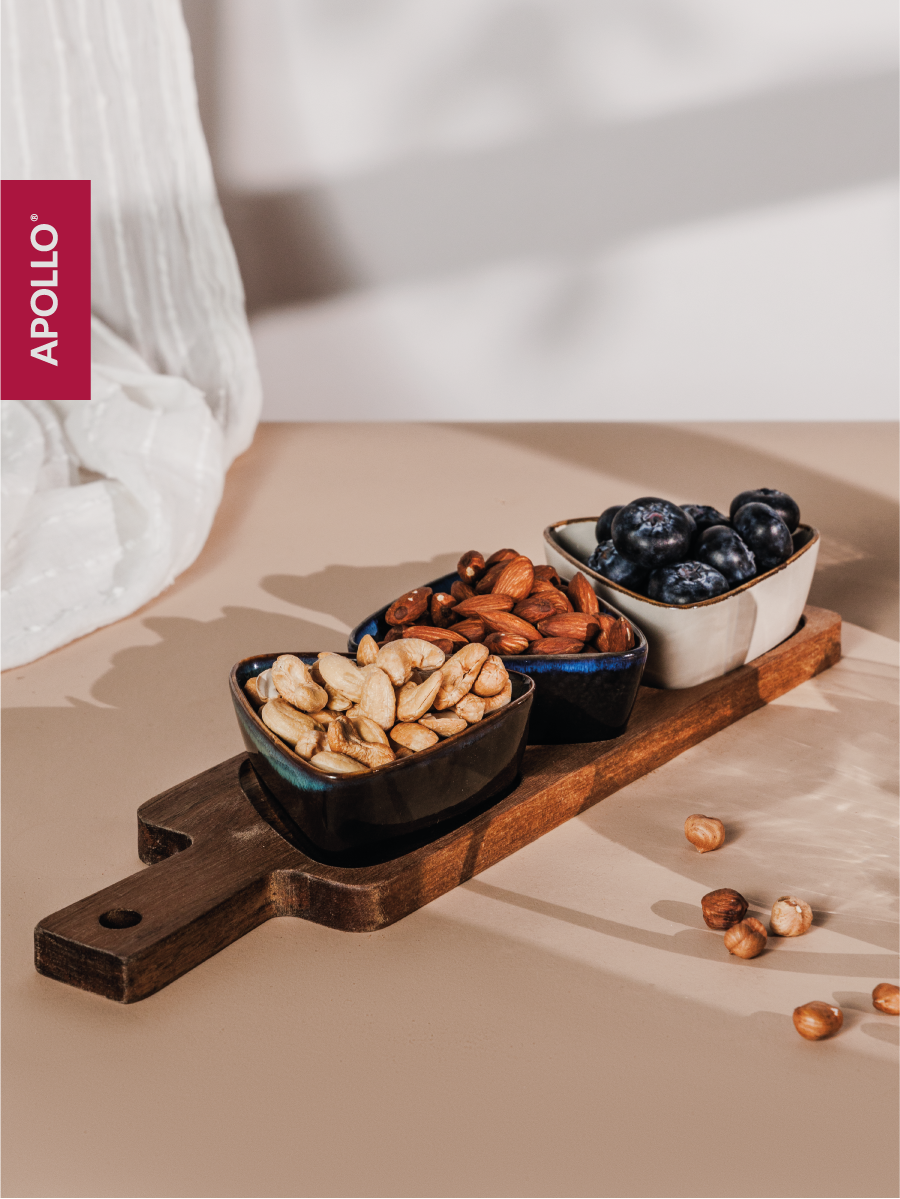 Менажница с подставкой APOLLO 3 предмета - фото 1