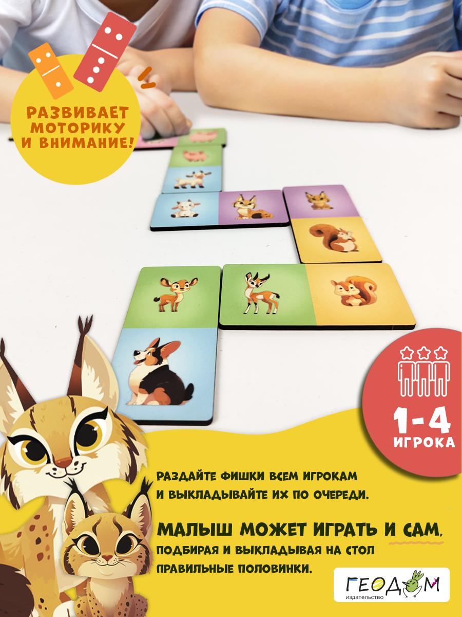 Настольная игра ГЕОДОМ Домино - фото 5