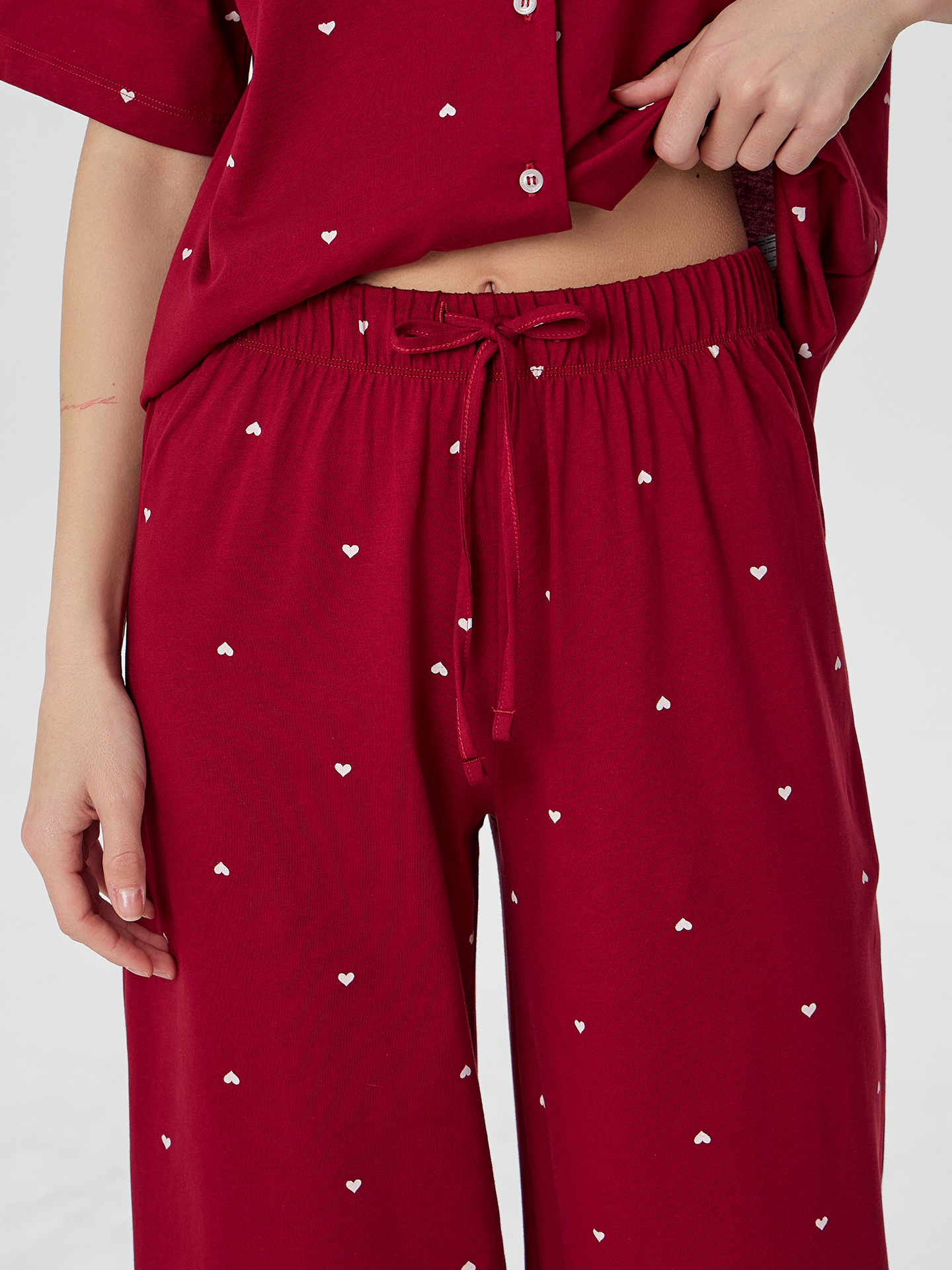 Пижама Mark Formelle (Марк Формэль) 592554/сердечки на т.красном - фото 6