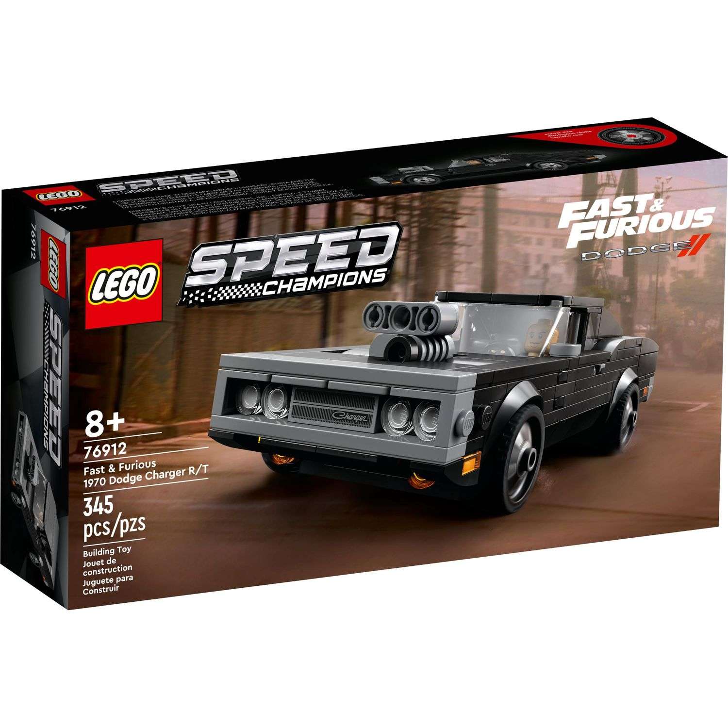 Конструктор LEGO Speed Champions Fast and Furious Dodge Charger блочный - фото 1