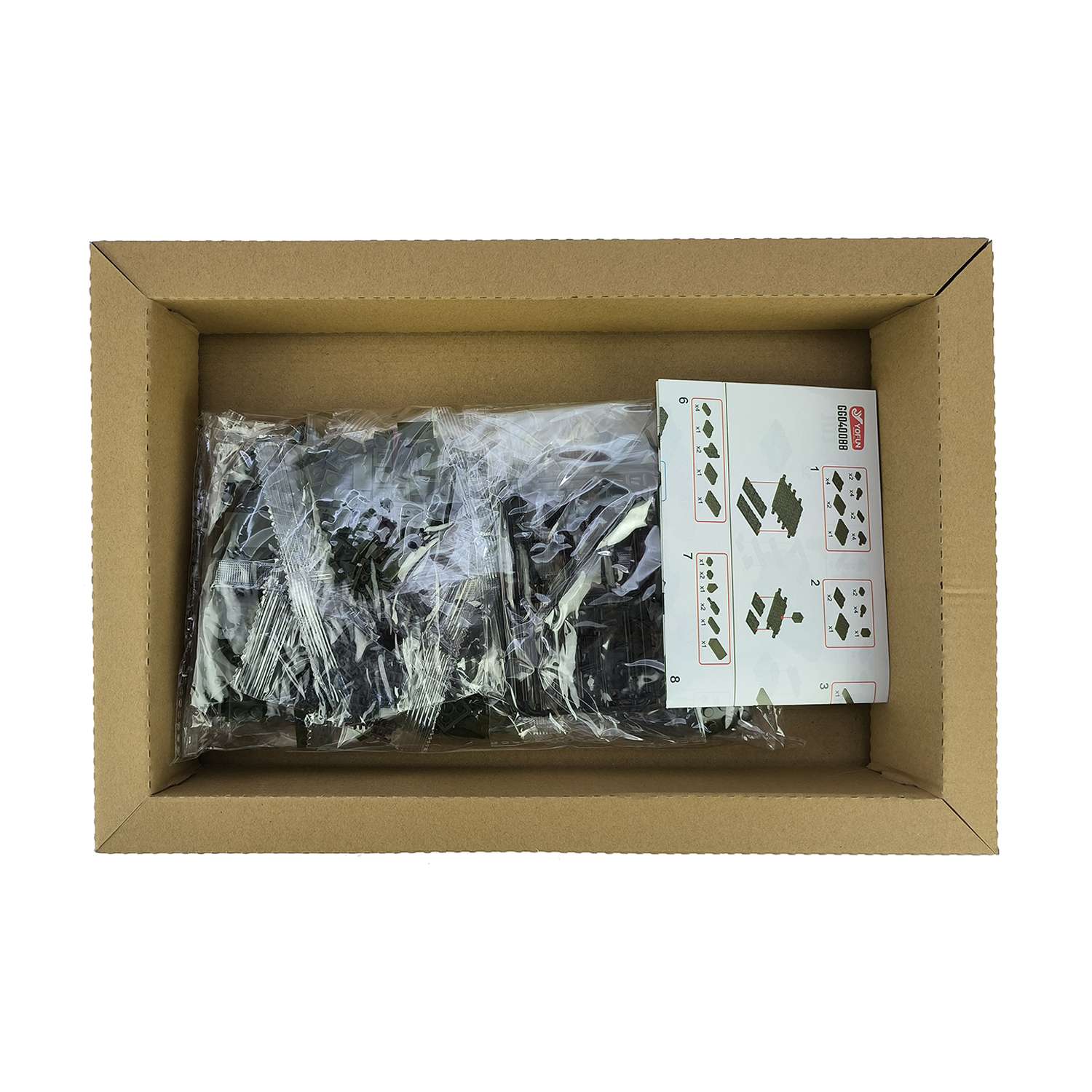 Конструктор Yiwu Yofun Trading Co Танк М4 блочный - фото 4