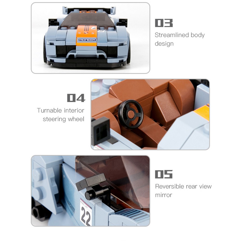 Конструктор Mould King Porsche 918 блочный - фото 5