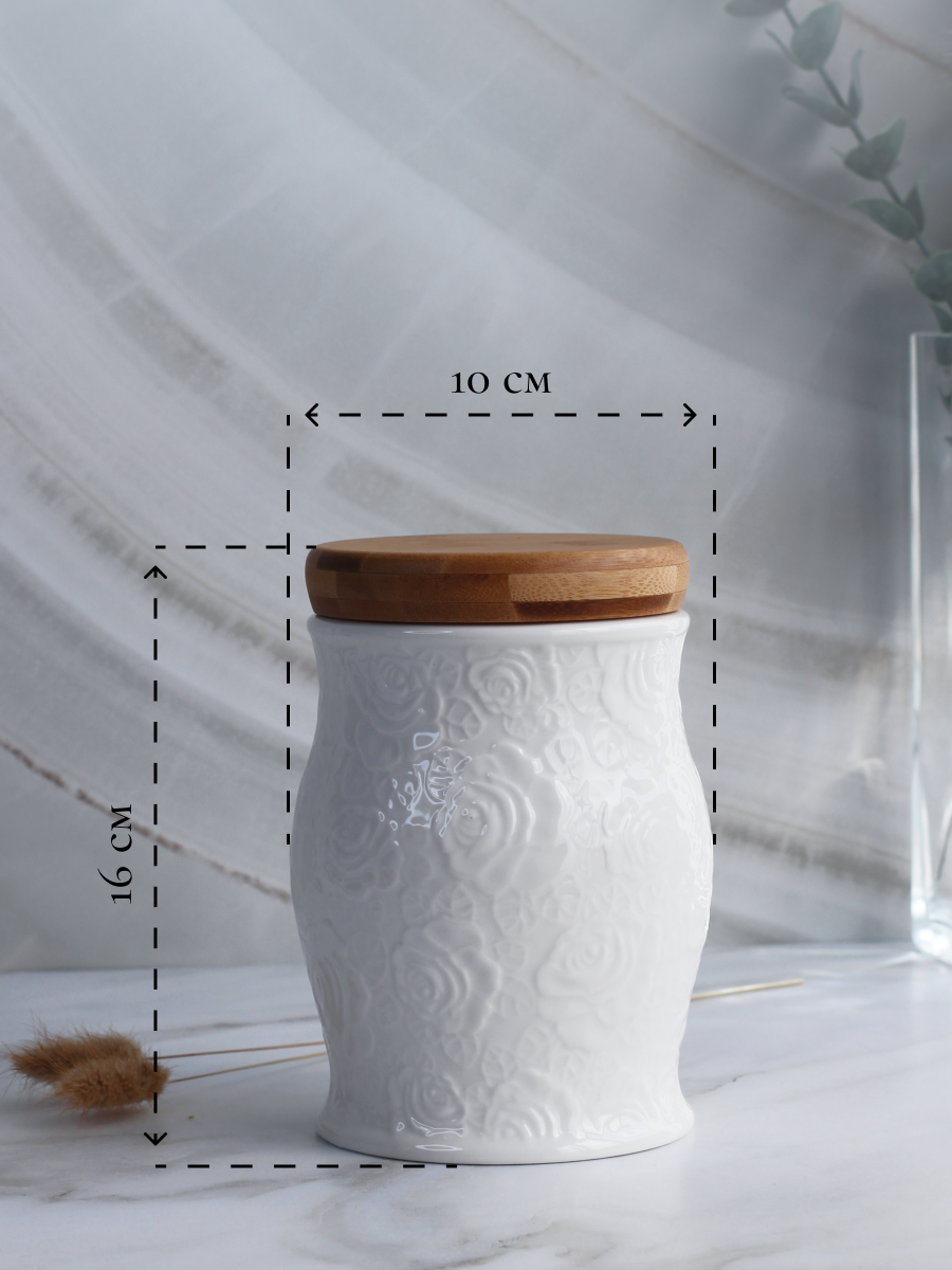 Баночка для хранения Balsford сыпучих продуктов кухонная фарфоровая 1 л - фото 2