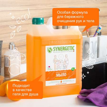 Мыло жидкое Synergetic Фруктовый микс 5.262 г 5000 мл