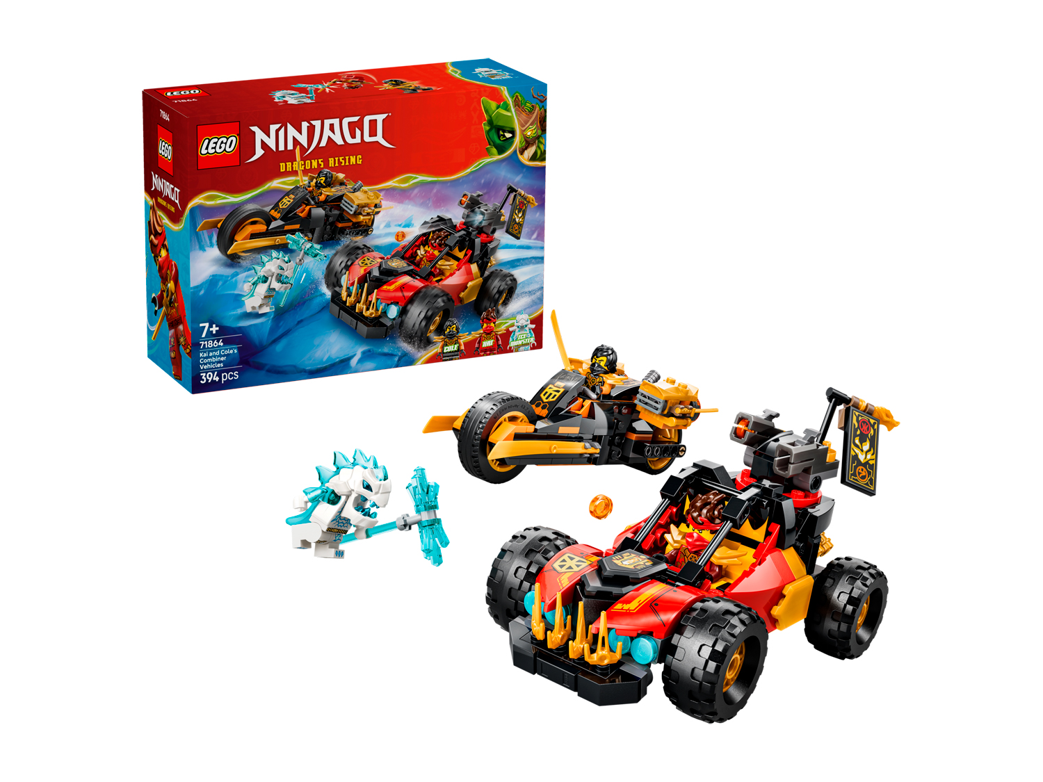 Конструктор LEGO NINJAGO Комбинируемый авто 394 дет. - фото 1