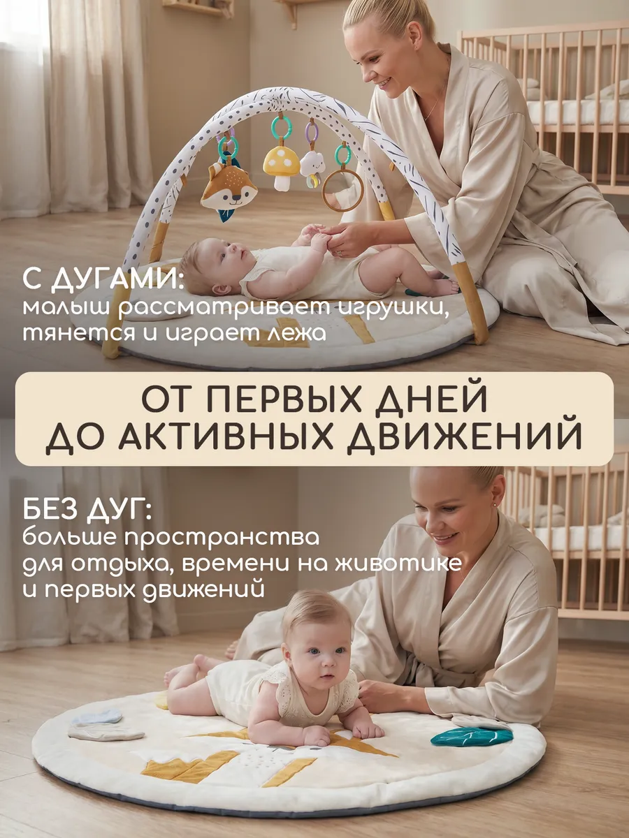 Детский складной коврик Miyoumi 180 x 200 см - фото 6