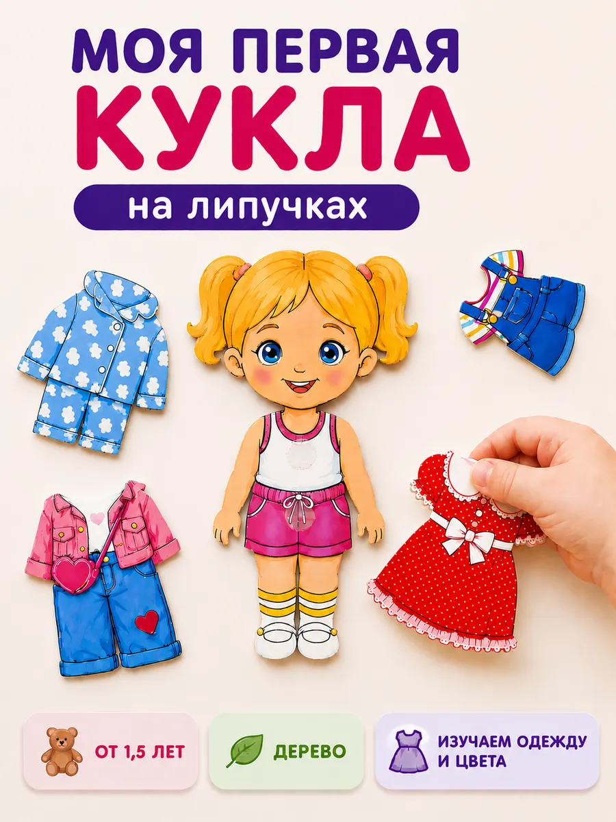 Пазл деревянный Raduga Kids Аня - фото 1