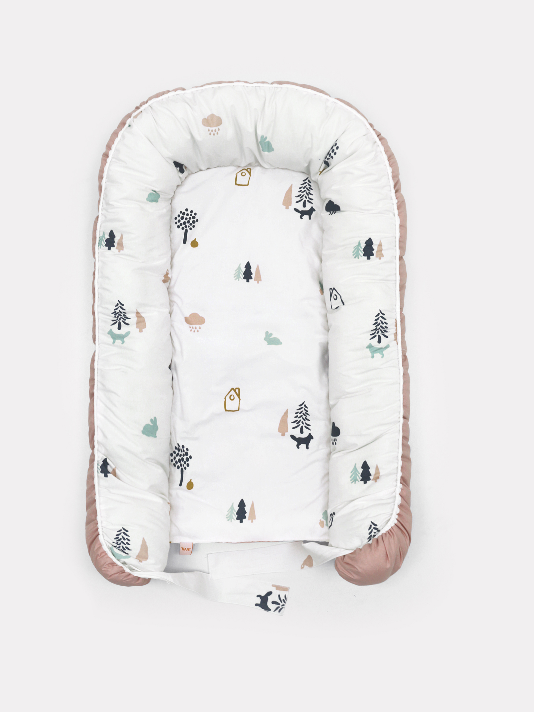 Матрас гнездышко Rant Forest розовый - фото 9