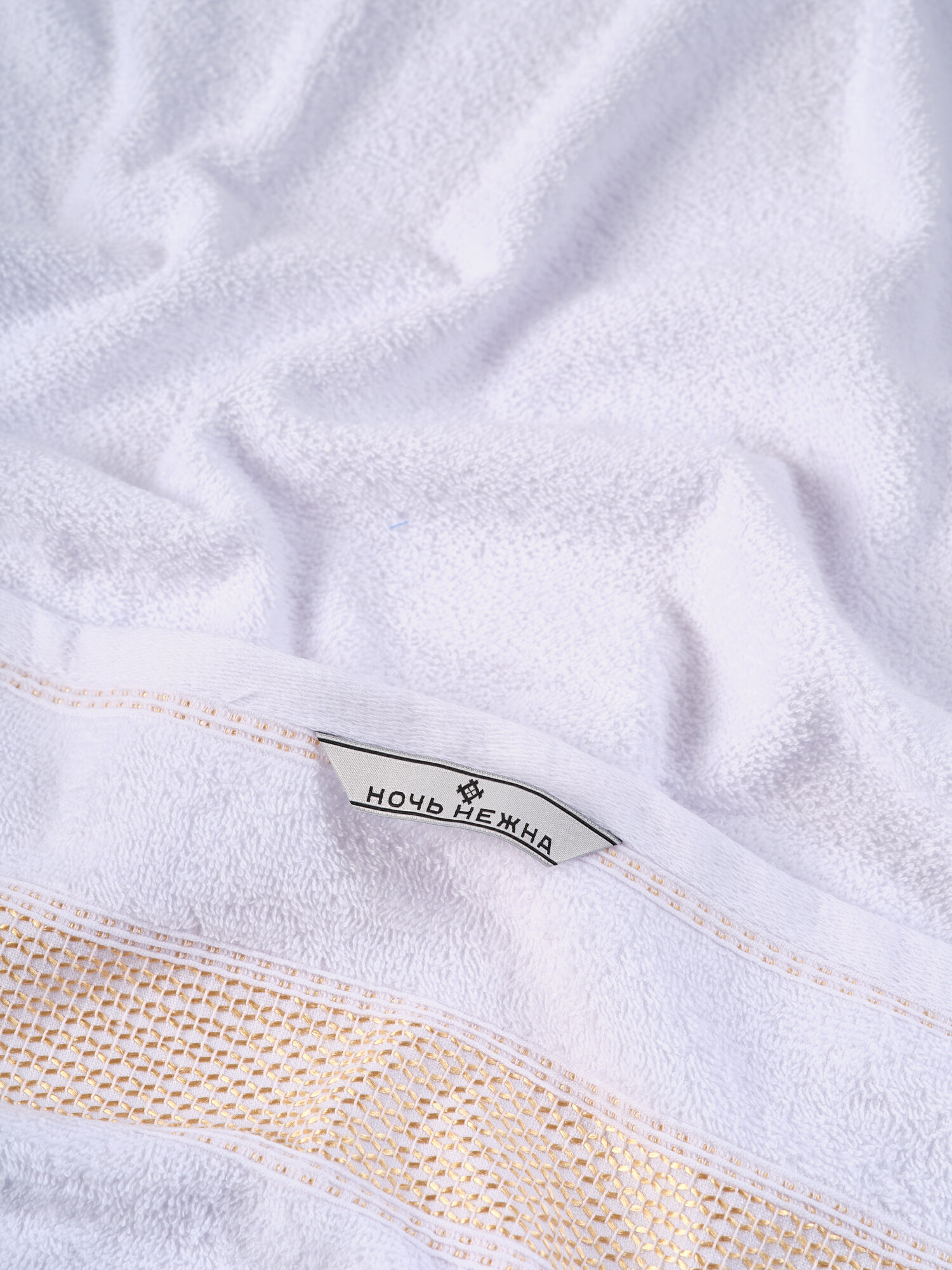Полотенце Ночь Нежна Goldy 70 x 130 см 2 шт. - фото 3