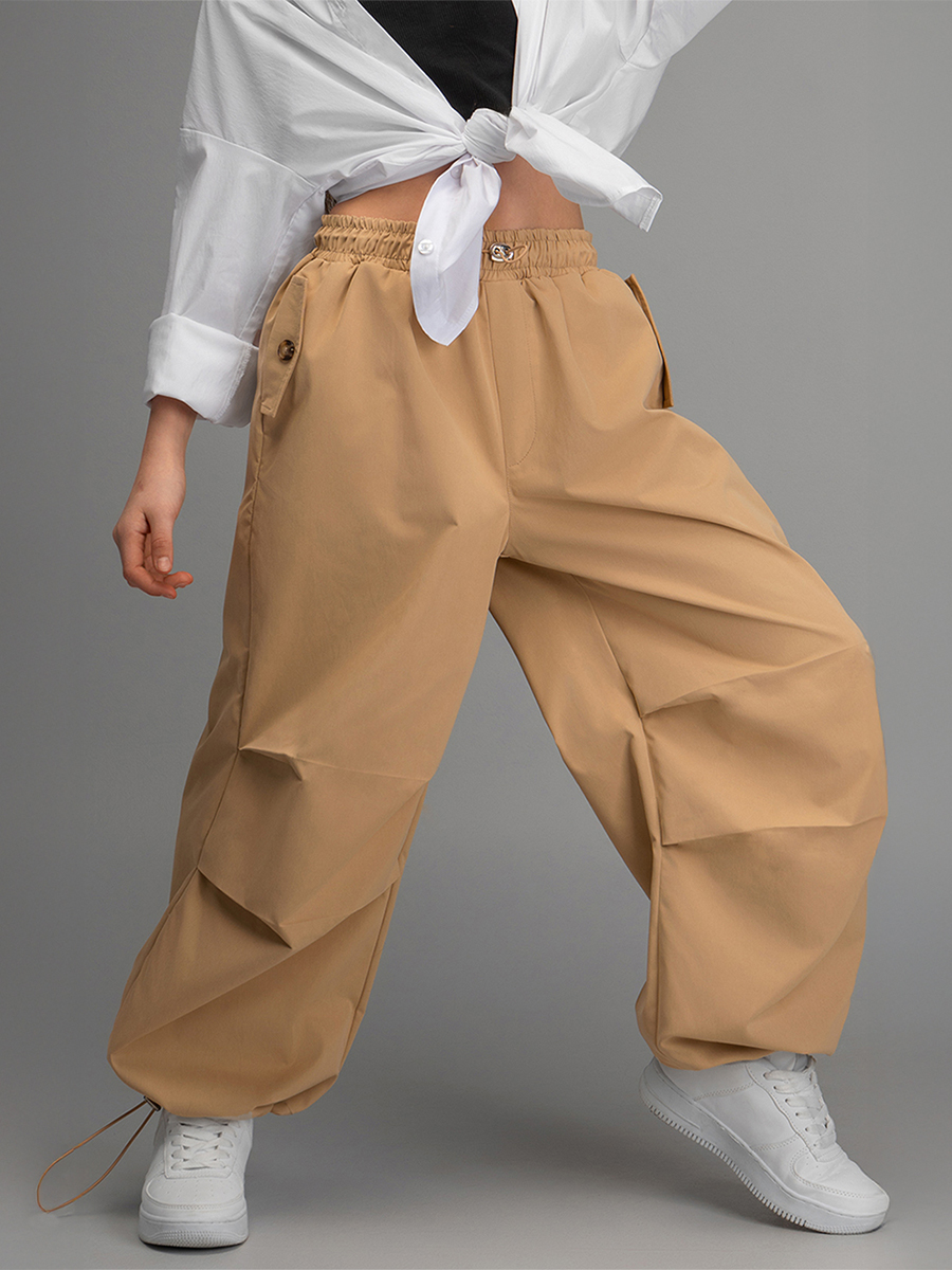 Брюки HappyFox HFI4514бежевый - фото 1