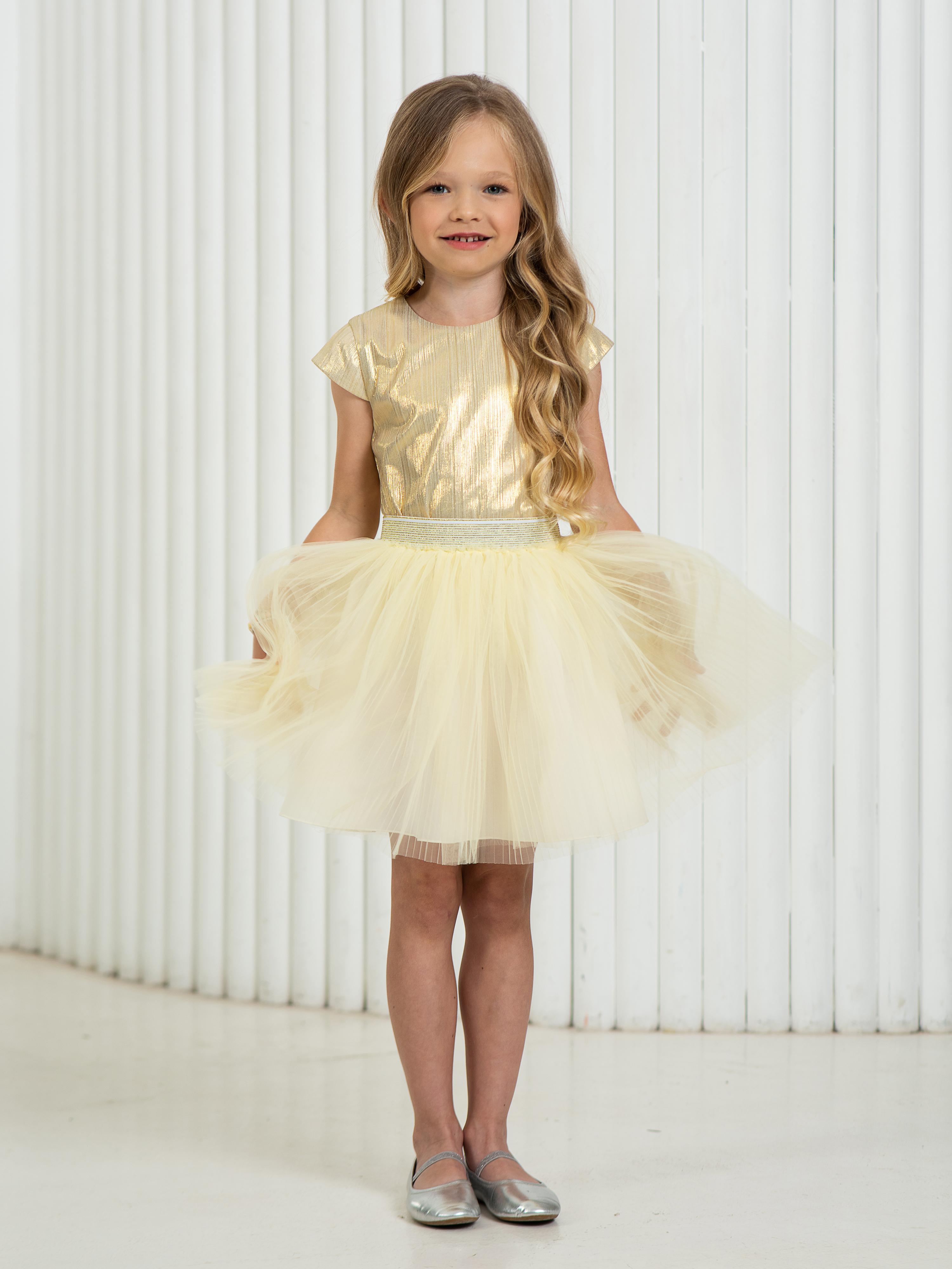 Юбка LisaWeta S-142 желтый - фото 8