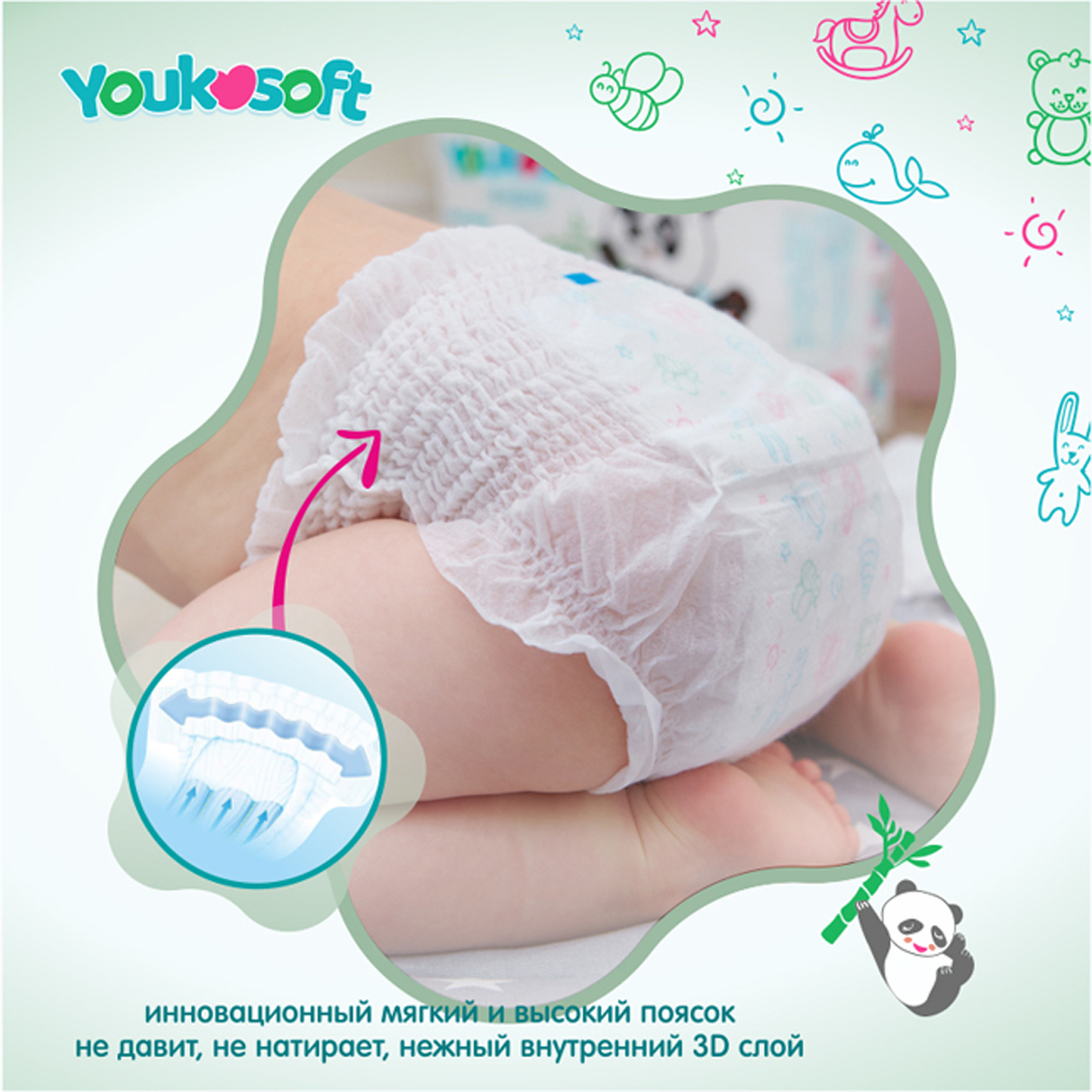 Трусики Youkosoft M 46 шт. - фото 2
