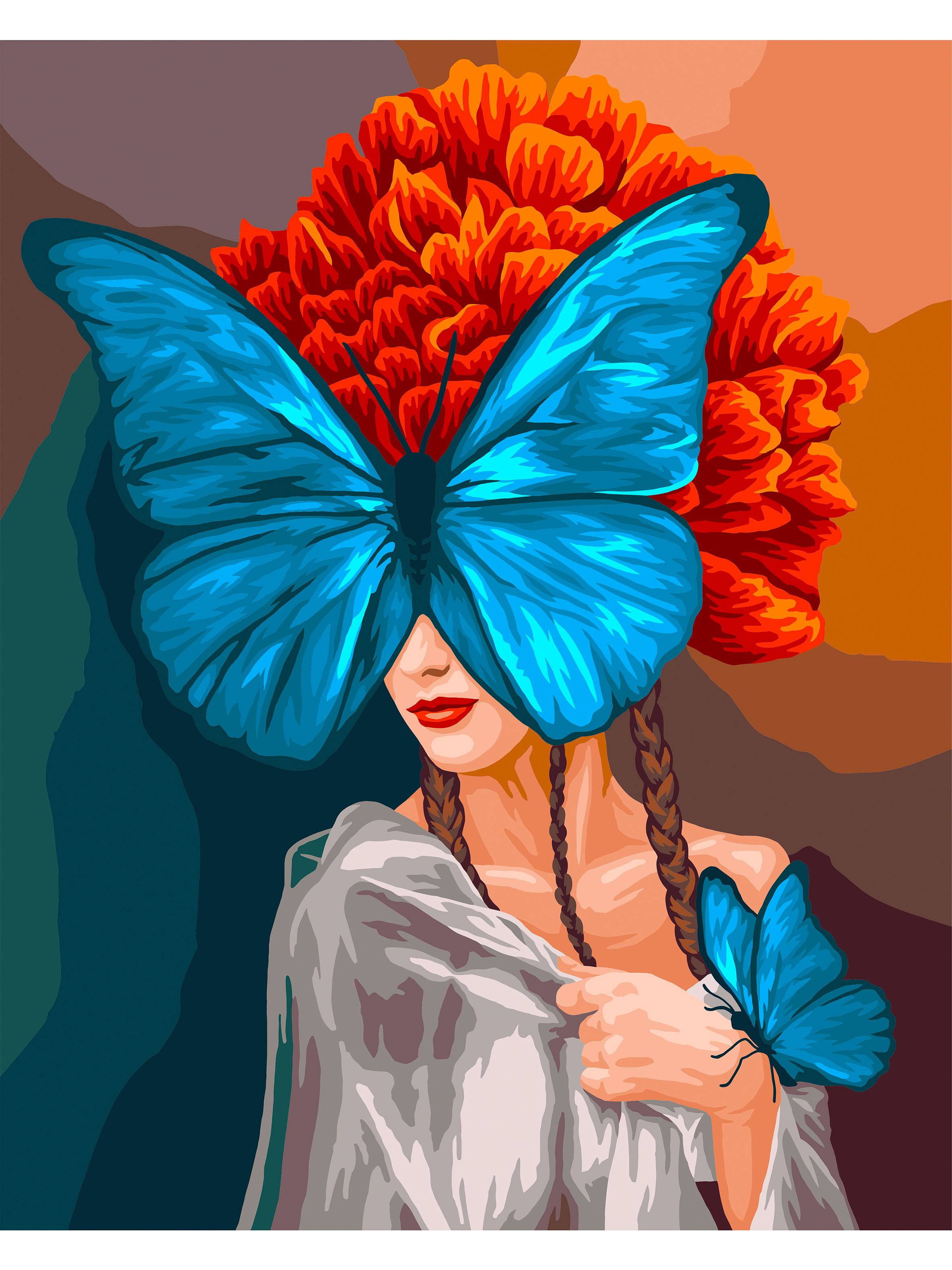 Картина по номерам Hobby Paint Крылья бабочки в ассортименте - фото 2