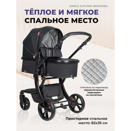 Коляска трансформер Aimile Original Autumn черный