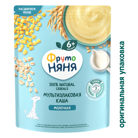 Каша молочная ФрутоНяня мультизлаковая 200г