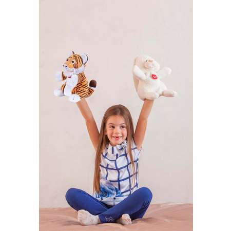 Игрушка мягкая Trudi на руку Тигр 24 см