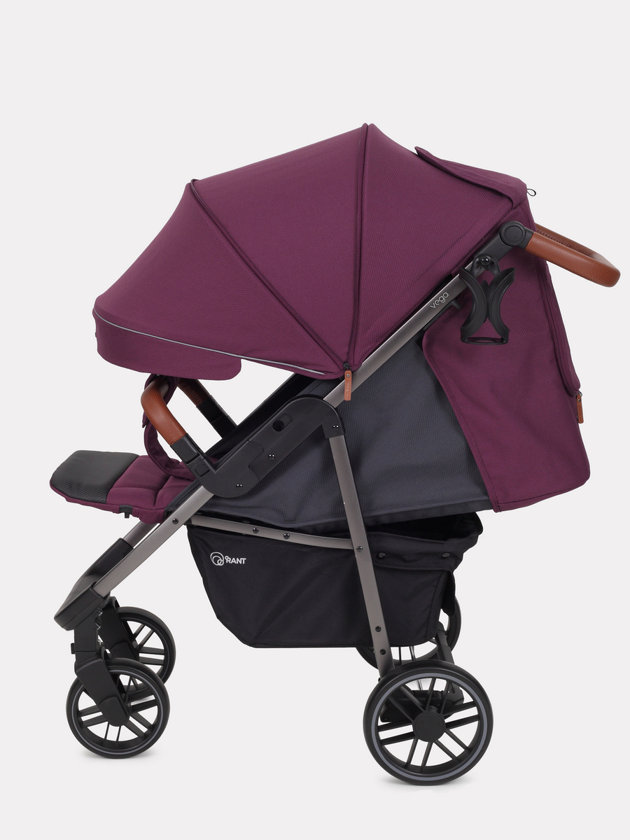 Коляска прогулочная Rant VEGA фиолетовый - фото 15