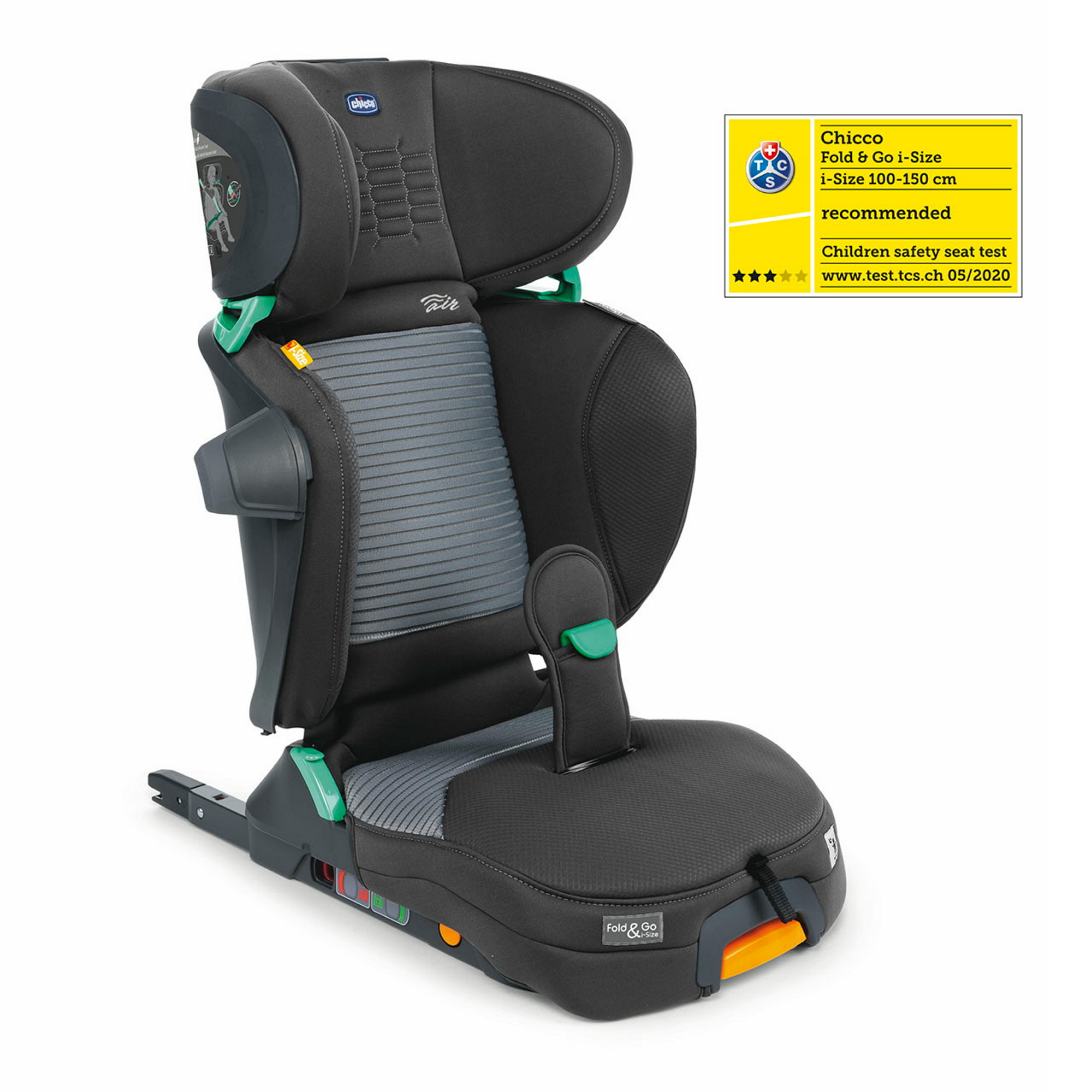 Автокресло Chicco Fold and Go Air Graphite Isofix 1/2/3 (9-36 кг) - фото 24