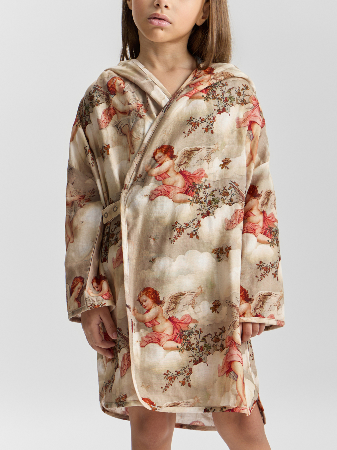 Халат Happy Baby 88129-1_milky (angels) - фото 1