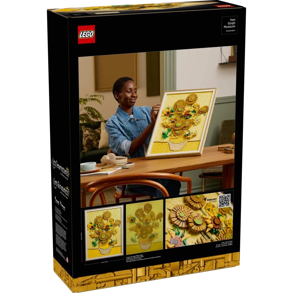 Конструктор LEGO Art Винцент Ван Гог Подсолнухи 2615 дет. - фото 10
