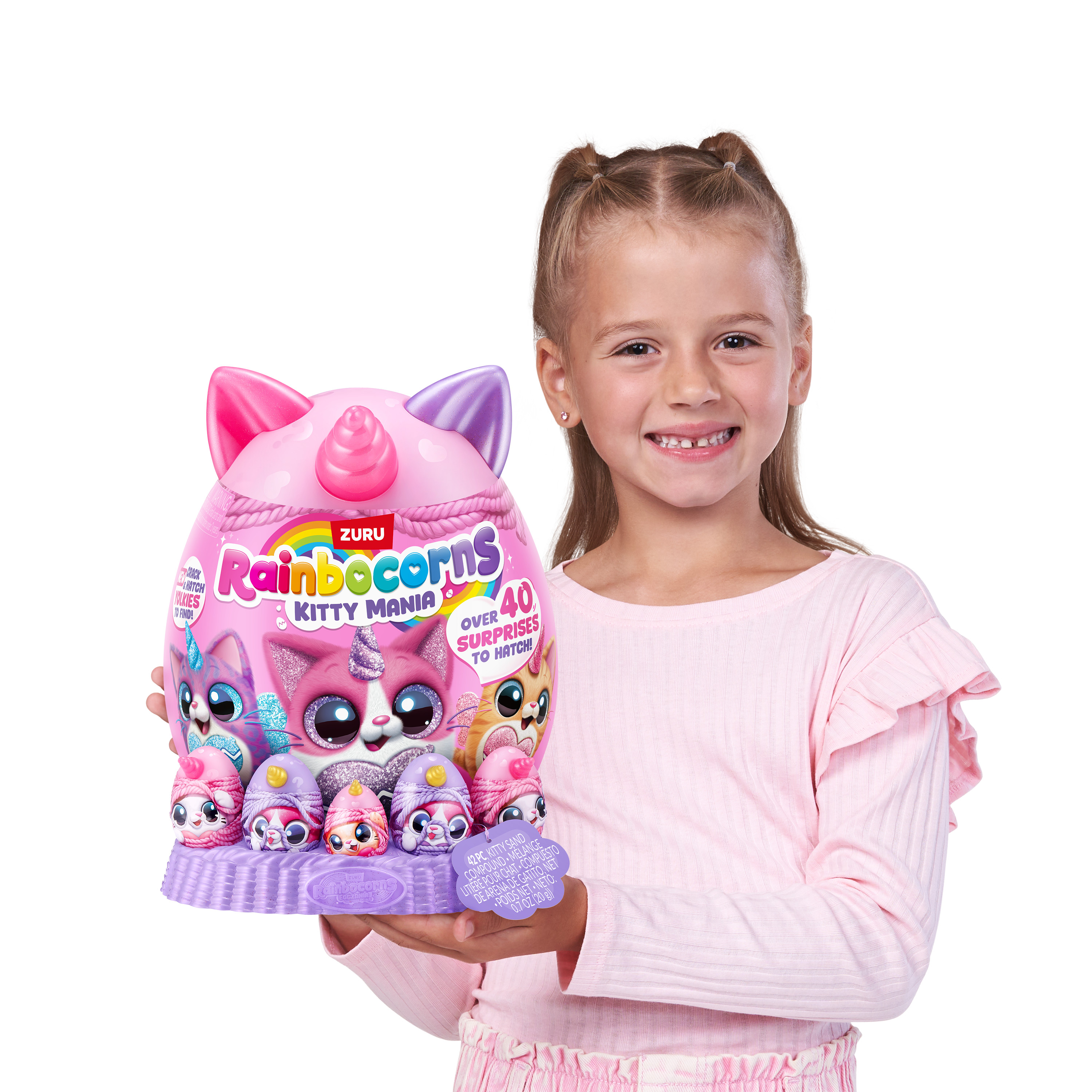 Игровой набор Zuru Rainbocorns Eggzania Kitty - фото 6