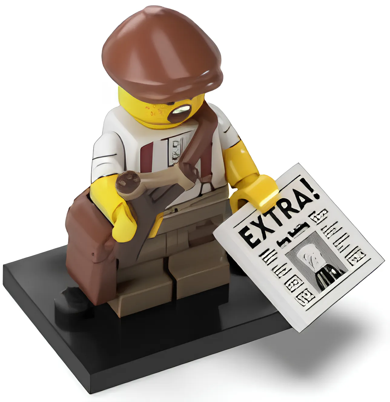 Фигурка LEGO Nspaper Kid col24-12 - фото 1