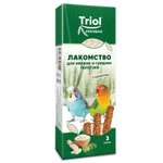 Лакомство для попугаев Triol 80г Standard мелких и средних с кунжутом 3шт