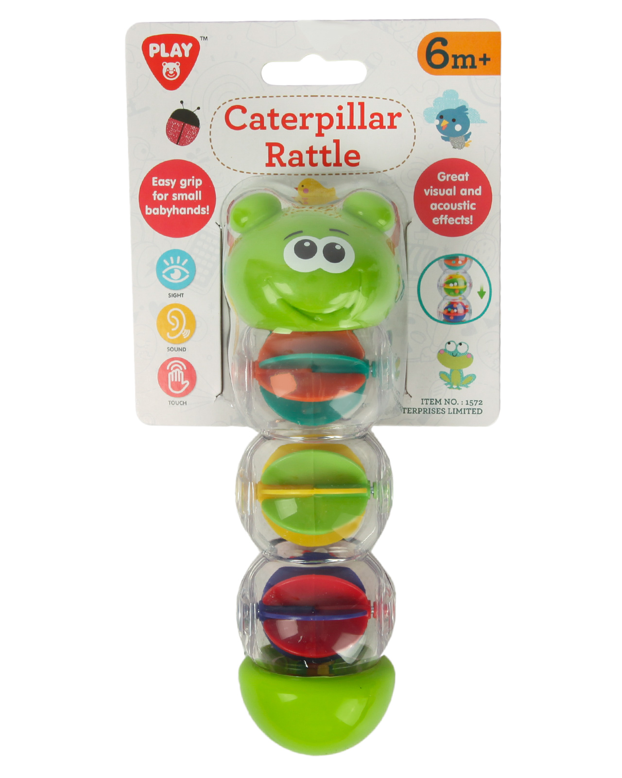 Игрушка Play Go погремушка Веселая гусеница - фото 7