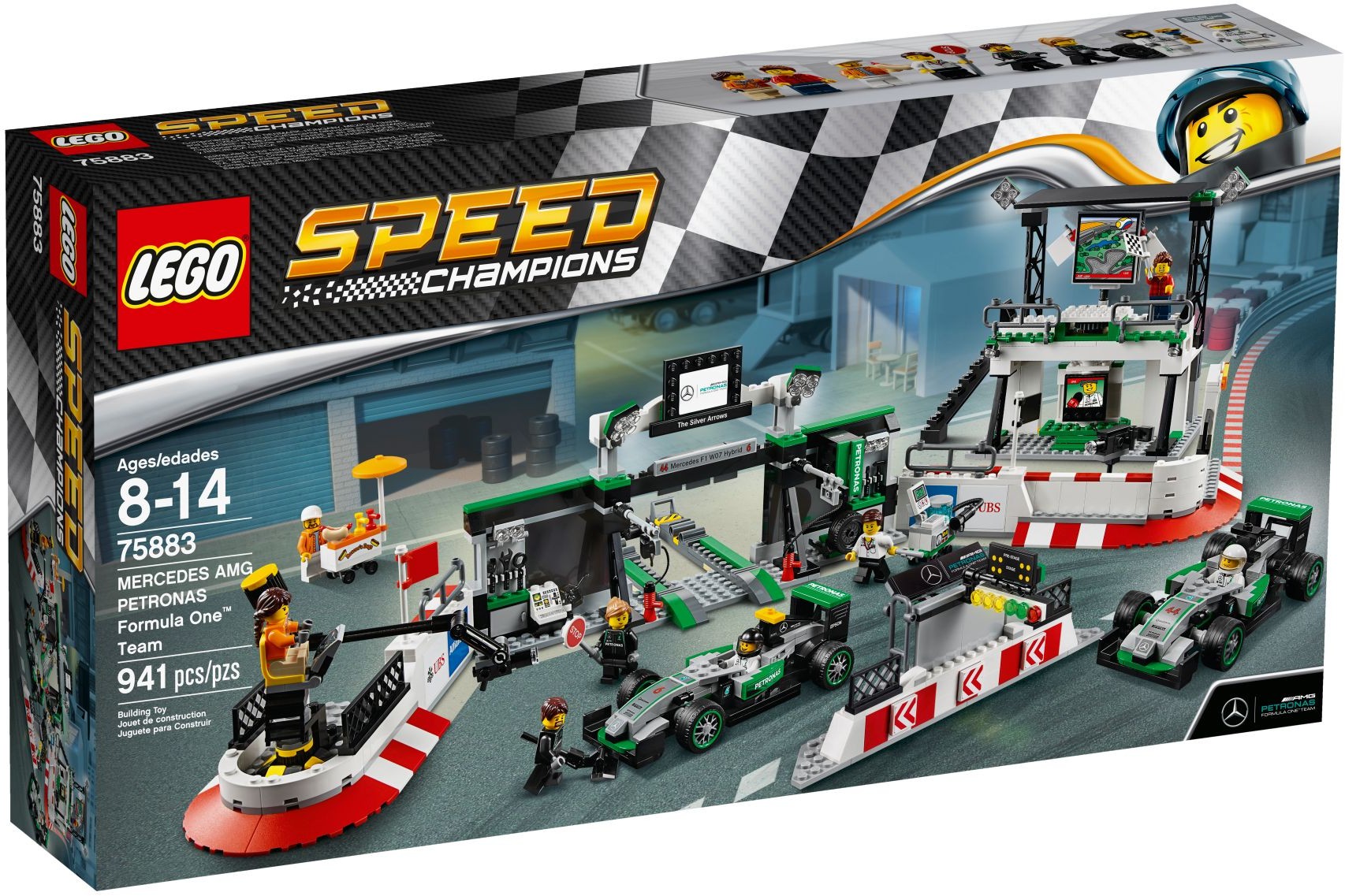 Изображение товара Конструктор LEGO Speed Champions Formula 1 Mercedes AMG Petronas 941 деталей