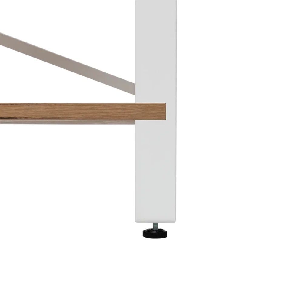 Стеллаж Leset Стилвуд 134 Белый/Дуб крафт золотой - фото 7